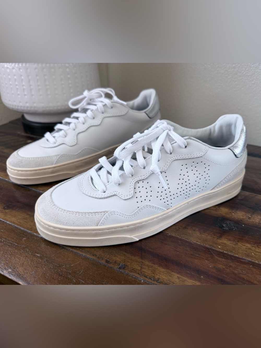 P448 Bali Metallico Women’s Sneakers 39 Italian Low Top Shoes Surf Terry Lining